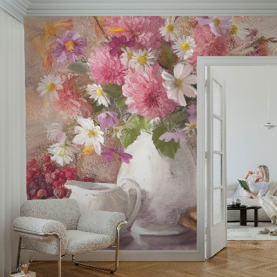 Fototapet autocolant cu design colaj clasic