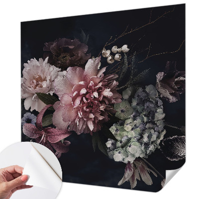 Fototapet 3d autoadeziv cu un colaj romantic