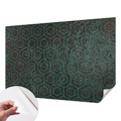 Tapet foto autoadeziv cu design cu macarale negre