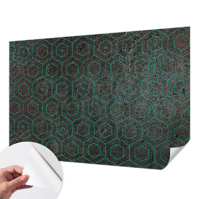 Tapet foto autoadeziv cu design cu macarale negre