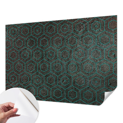 Tapet foto autoadeziv cu design cu macarale negre