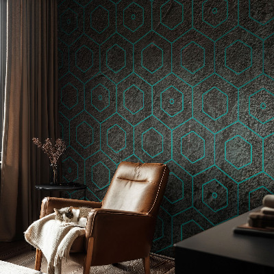Tapet foto autoadeziv cu design cu macarale negre