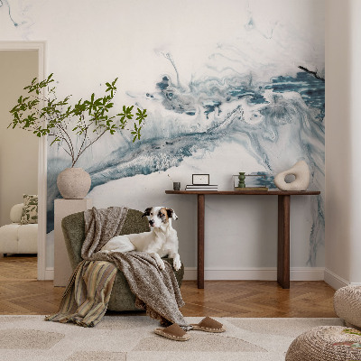 Fototapet 3d pentru living cu design „Tăcerea dimineții”