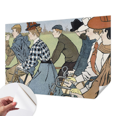 Fototapet autoadeziv pentru camera copiilor cu valuri colorate