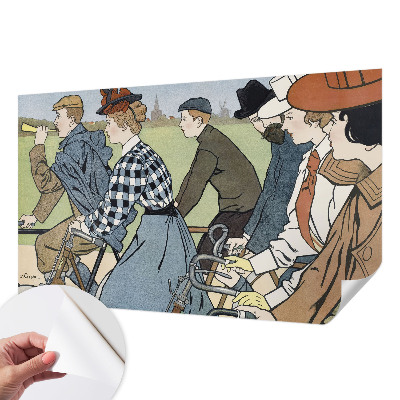Fototapet autoadeziv pentru camera copiilor cu valuri colorate