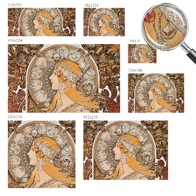 Fototapet 3D pentru living cu motiv floral elegant