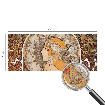 Fototapet 3D pentru living cu motiv floral elegant