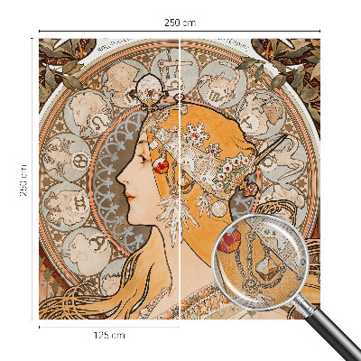 Fototapet 3D pentru living cu motiv floral elegant