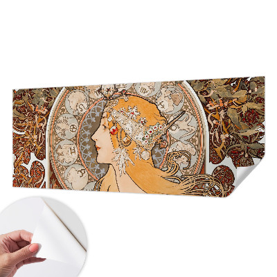 Fototapet 3D pentru living cu motiv floral elegant