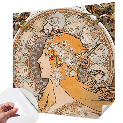 Fototapet 3D pentru living cu motiv floral elegant