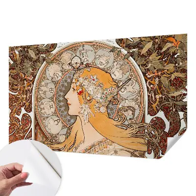 Fototapet 3d pentru living Frumusețe florală
