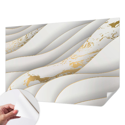 Fototapet 3d pentru living cu motiv abstract geometric