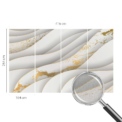 Fototapet 3d pentru living cu motiv abstract geometric