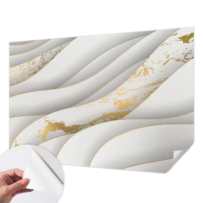 Fototapet 3d pentru living cu motiv abstract geometric