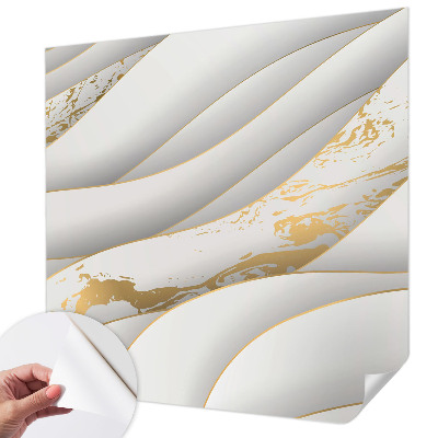 Fototapet 3d pentru living cu motiv abstract geometric