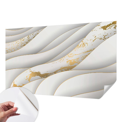 Fototapet 3d pentru living cu motiv abstract geometric