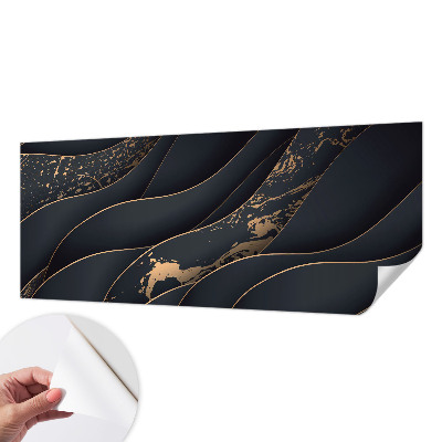 Fototapet autocolant cu model cu flori şi frunze