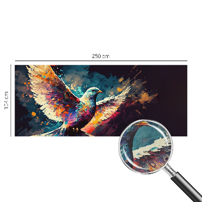 Fototapet 3D pentru living cu model de cercuri gri
