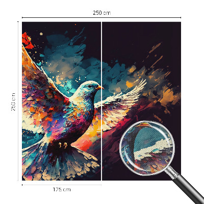 Fototapet 3D pentru living cu model de cercuri gri