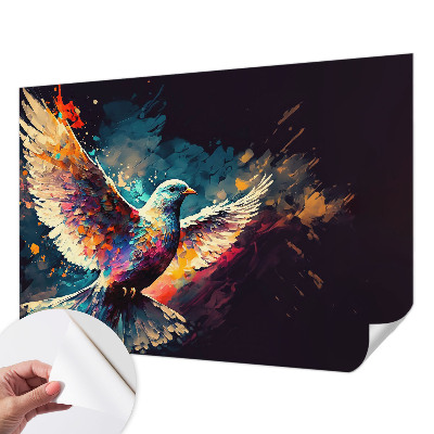 Fototapet 3D pentru living cu model de cercuri gri