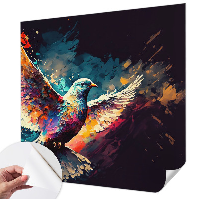 Fototapet 3D pentru living cu model de cercuri gri