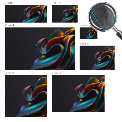 Fototapet autoadeziv pentru camera copiilor cu model de pene colorate