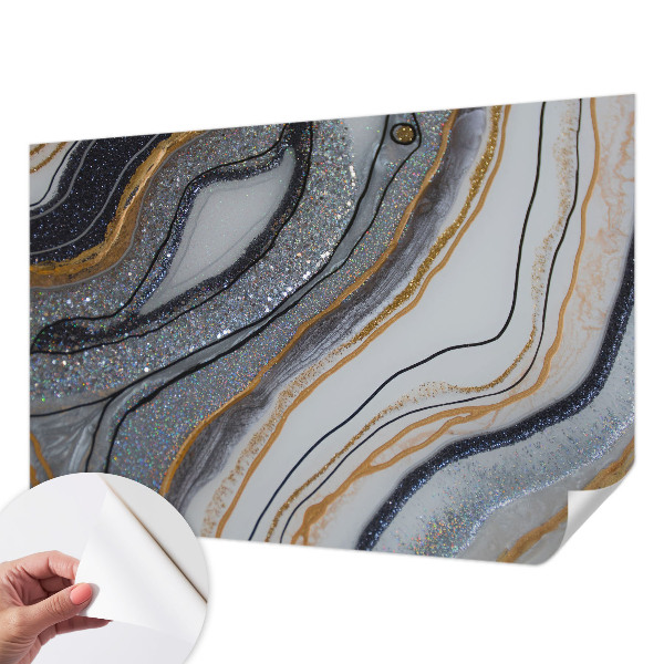 Tapet autoadeziv cu model de linii abstracte