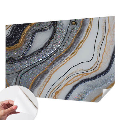 Tapet autoadeziv cu model de linii abstracte
