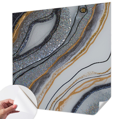 Tapet autoadeziv cu model de linii abstracte
