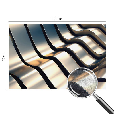 Fototapet 3D pentru living cu motivul unui lac calm