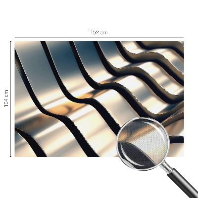 Fototapet 3D pentru living cu motivul unui lac calm