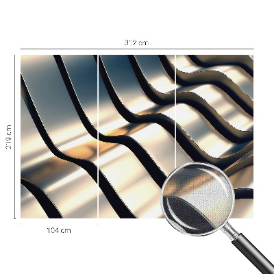 Fototapet 3D pentru living cu motivul unui lac calm