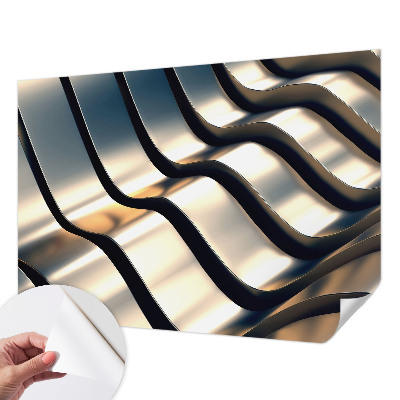 Fototapet 3D pentru living cu motivul unui lac calm
