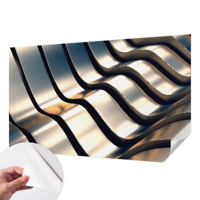 Fototapet 3D pentru living cu motivul unui lac calm