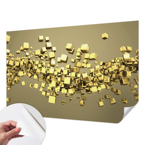 Fototapet autoadeziv cu un motiv de frunze abstracte
