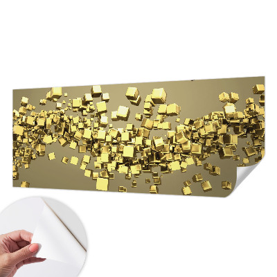 Fototapet autoadeziv cu un motiv de frunze abstracte