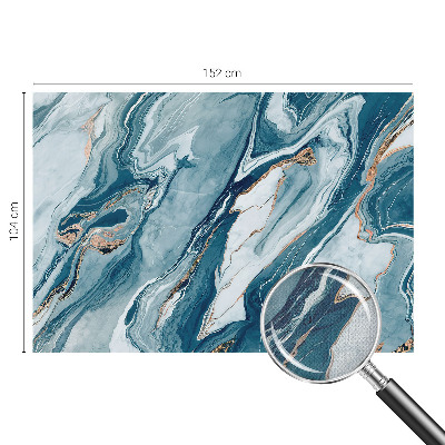 Fototapet 3D autoadeziv cu model de frunze abstracte