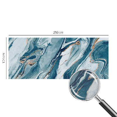 Fototapet 3D autoadeziv cu model de frunze abstracte
