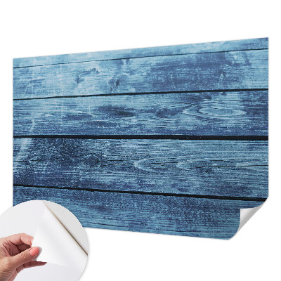 Fototapet 3D pentru living cu model de linii în nuanțe turcoaz