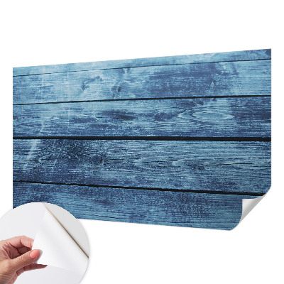 Fototapet 3D pentru living cu model de linii în nuanțe turcoaz
