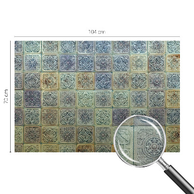 Fototapet autoadeziv cu modele în forme geometrice
