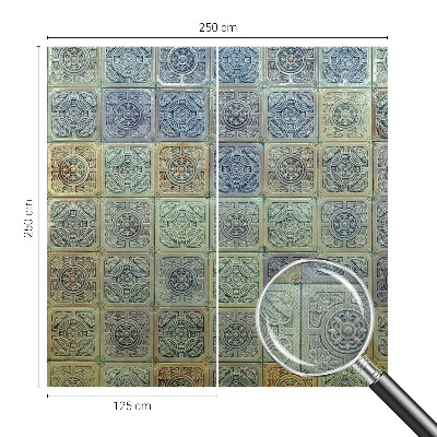 Fototapet autoadeziv cu modele în forme geometrice