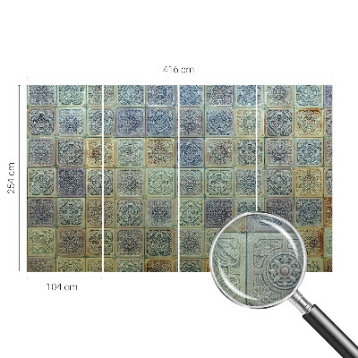 Fototapet autoadeziv cu modele în forme geometrice