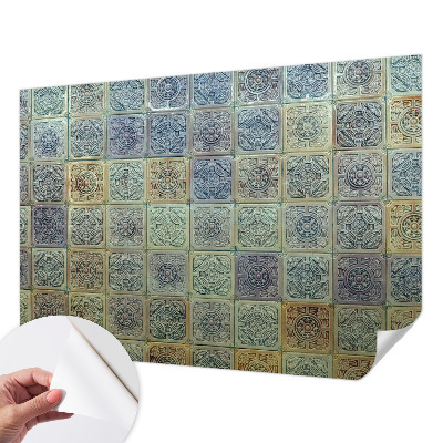 Fototapet autoadeziv cu modele în forme geometrice