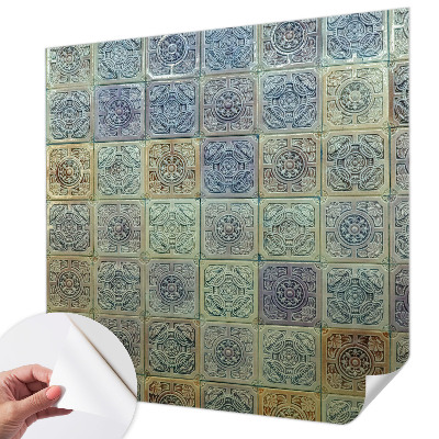Fototapet autoadeziv cu modele în forme geometrice