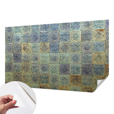 Fototapet autoadeziv cu modele în forme geometrice