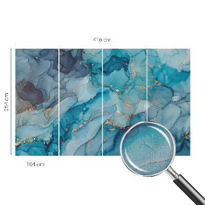 Fototapet 3D pentru living cu motiv floral elegant
