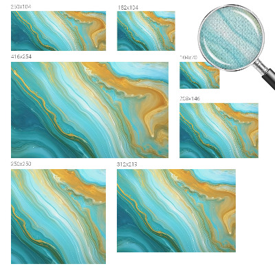 Fototapet autoadeziv pentru living cu forme colorate
