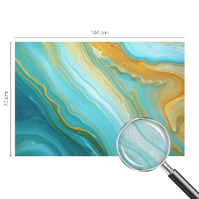 Fototapet autoadeziv pentru living cu forme colorate