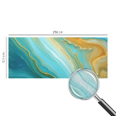 Fototapet autoadeziv pentru living cu forme colorate
